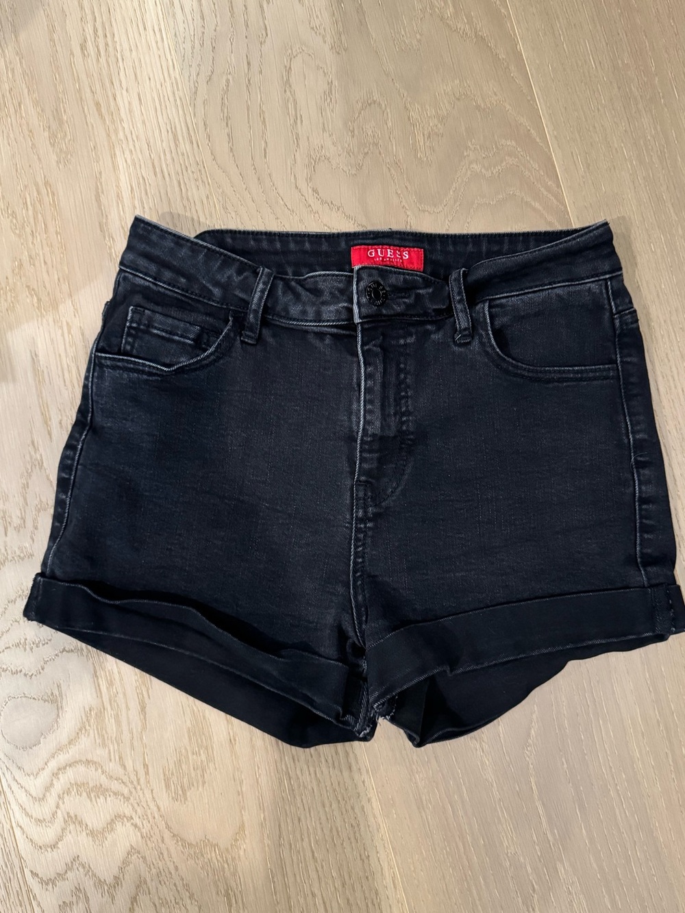 Guess Black jean shorts